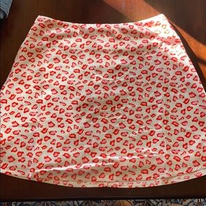 princess polly cheetah skirt